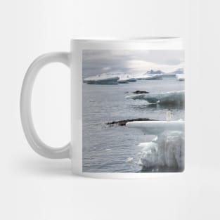 Adelie penguin at Brown Bluff Mug